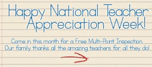 Planet Ford in Spring Salutes Teachers!