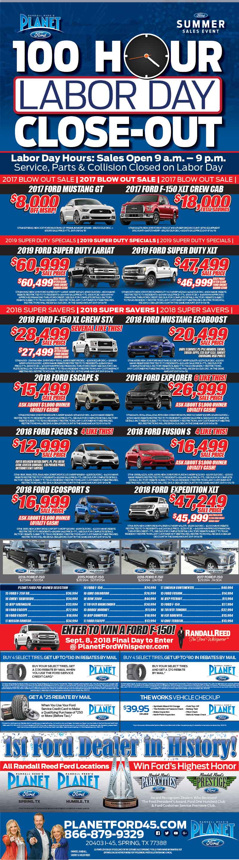 Ford 45 Spring Ford Dealer serving Houston, The Woodlands, and